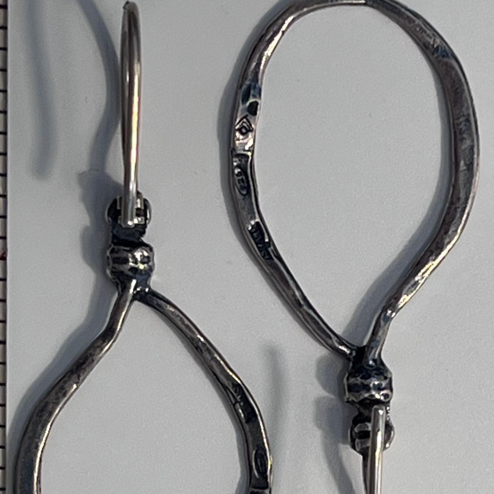 Silpada Lasso Silver Earrings - Picture 7 of 12